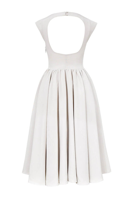 Aurohaya Pauline Round Neck Sleeveless Midi Dress