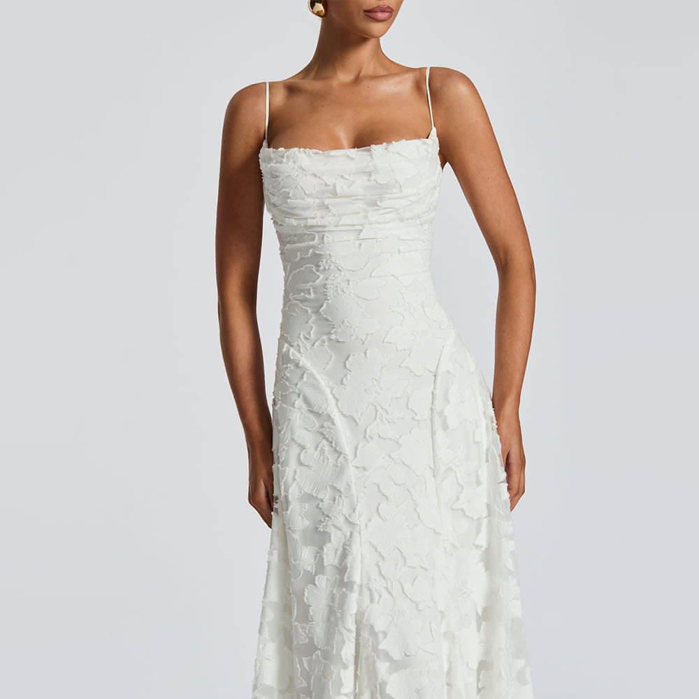 Aurohaya Victoire Lace Maxi Dress
