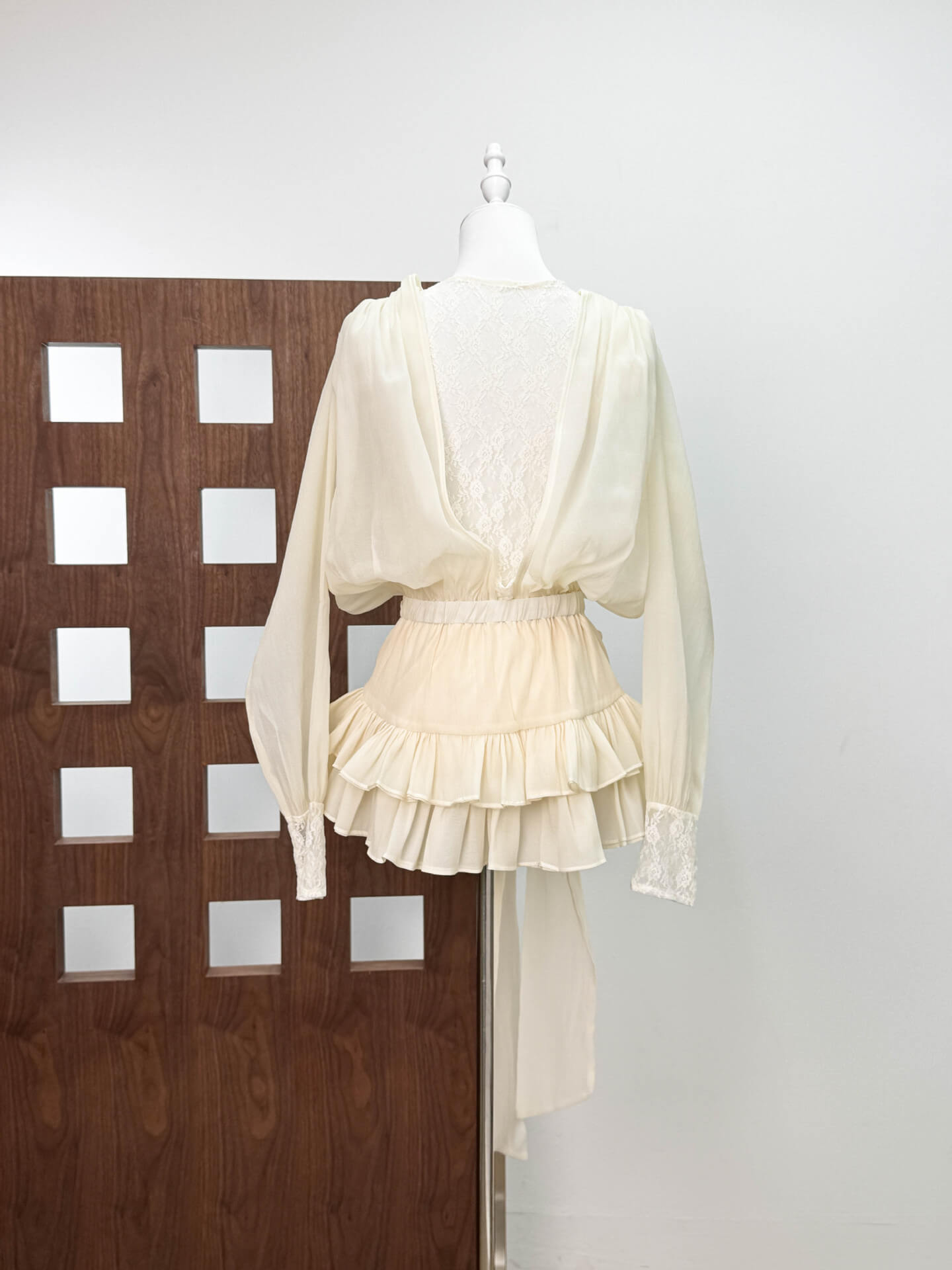 Aurohaya Soline Lace Mini Dress