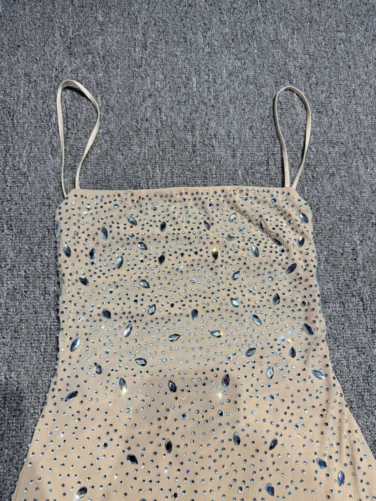 Aurohaya Mystère Sparkling Strapless Maxi Dress