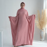 Middle East Arabian Butterfly Abaya with Hijab