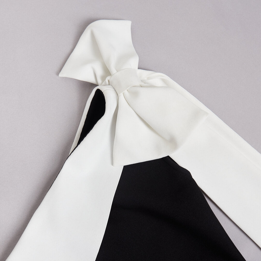 Aurohaya Inès One Shoulder Elegant Midi Dress