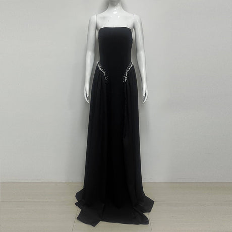 Aurohaya Plénitude Strapless Maxi Dress