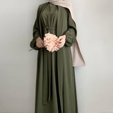 Luxury Robe Cardigan Abaya 3-Piece Set