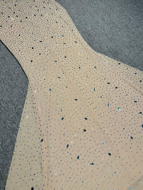 Aurohaya Mystère Sparkling Strapless Maxi Dress