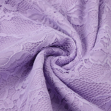 Subtilité Square Neck Lace Midi Dress