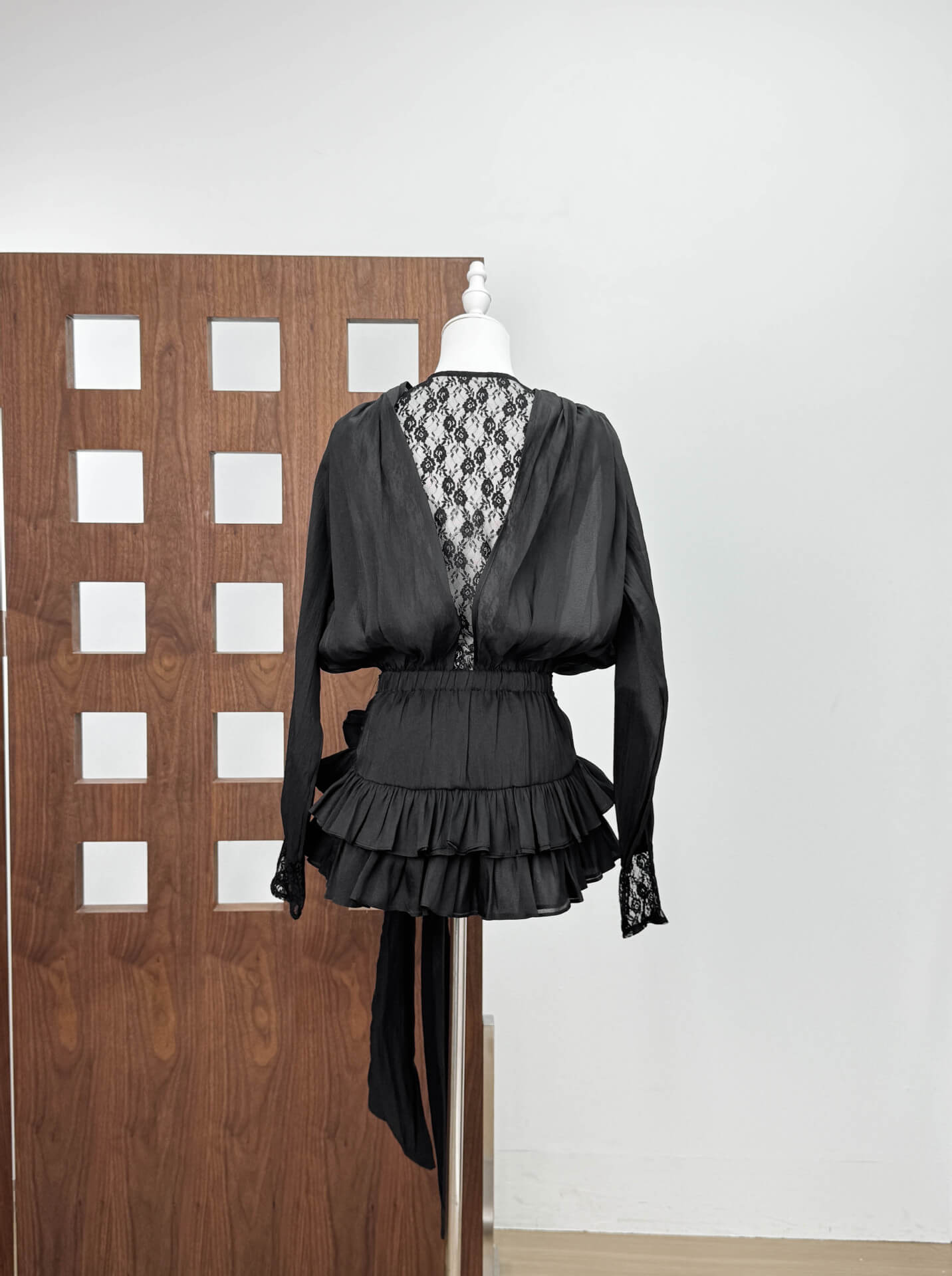 Aurohaya Soline Lace Mini Dress