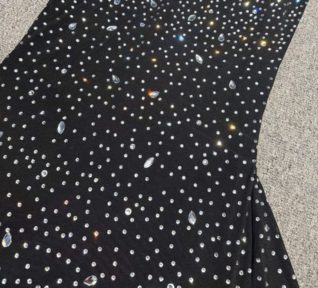 Aurohaya Mystère Sparkling Strapless Maxi Dress