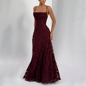 Aurohaya Victoire Lace Maxi Dress