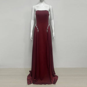 Aurohaya Plénitude Strapless Maxi Dress