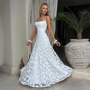 Aurohaya Victoire Lace Maxi Dress