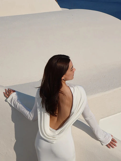 Aurohaya Monique Openback Maxi Dress