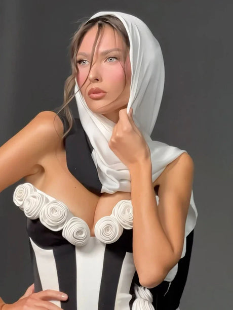 Aurohaya Danielle Strapless Mini Dress