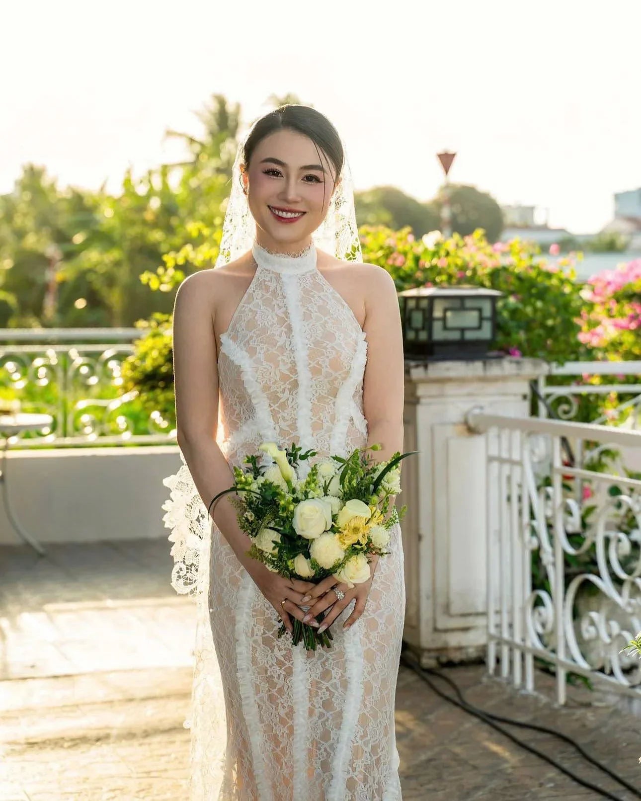 Aurohaya Tatiana Halter Backless Maxi Dress