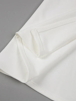 Aurohaya Perline Long Sleeve Turtleneck Maxi Dress