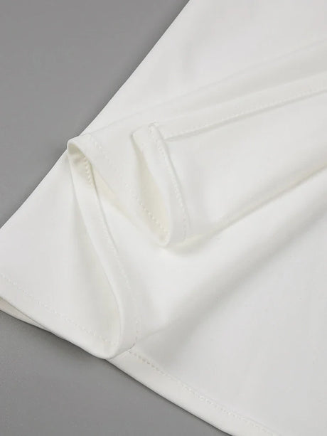 Aurohaya Perline Long Sleeve Turtleneck Maxi Dress