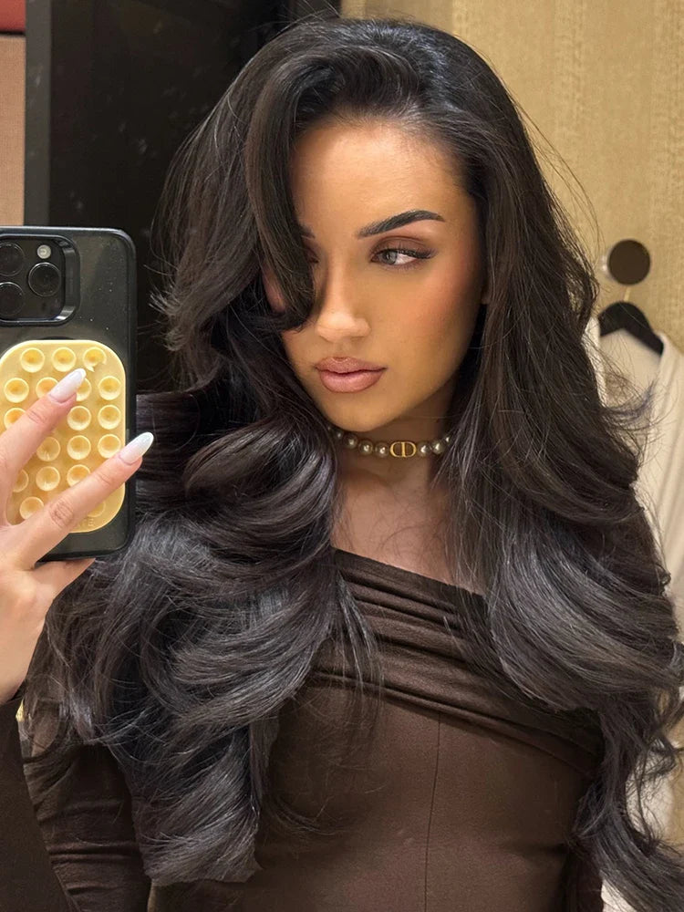 Aurohaya Isabella Asymmetrical One Shoulder Ruched Maxi Dress