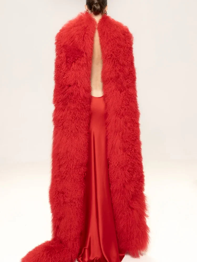 Aurohaya Colombe Strapless Tassel Maxi Dress