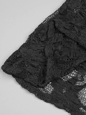 Aurohaya Hermine Lace Long Sleeve Maxi Dress