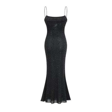 Aurohaya Axelle sequin-embellished dress