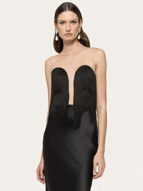 Aurohaya Marina Strapless Maxi Dress