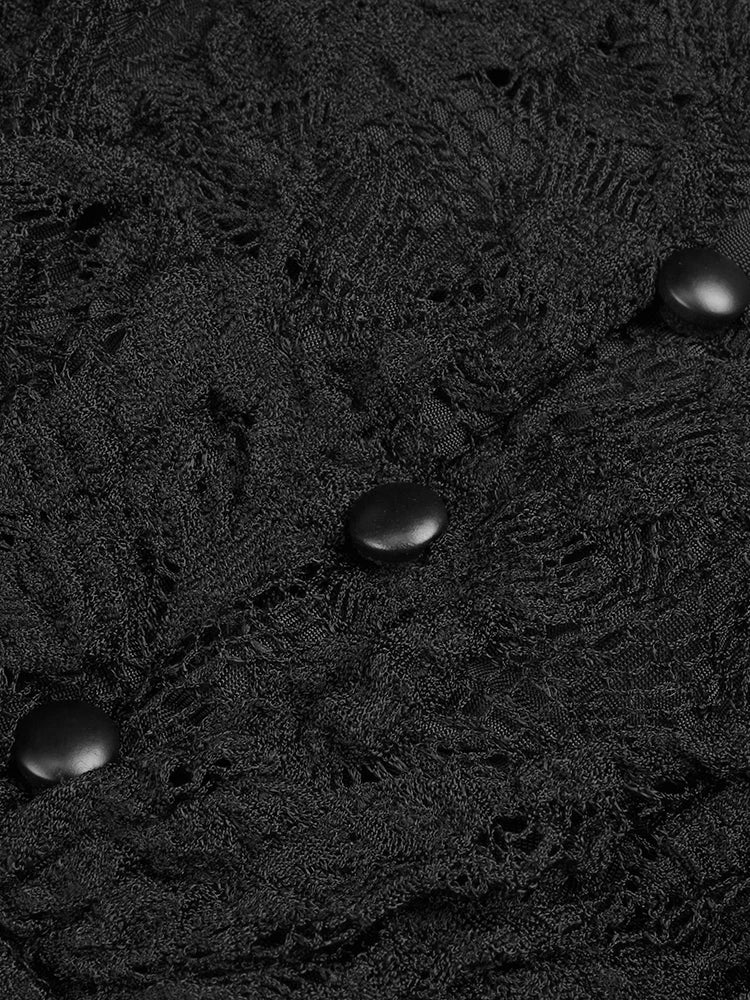 Aurohaya Hermine Lace Long Sleeve Maxi Dress