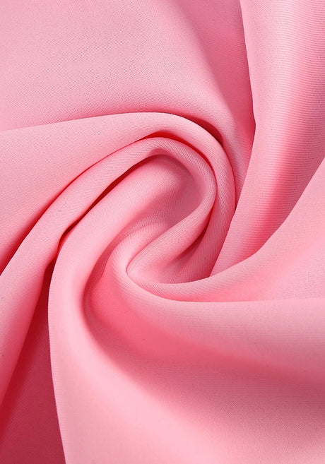 Strapless Scarf Maxi Dress Pink