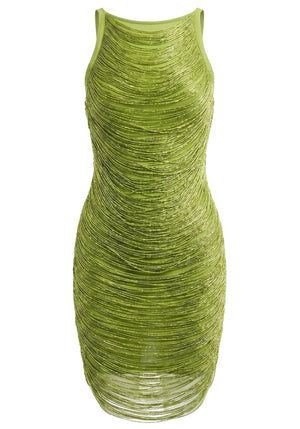 Tassel Detail Dress Green