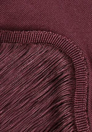 Tassel Detail Maxi Dress Burgundy