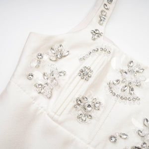 Aurohaya Ardelle Embellished Mini Dress