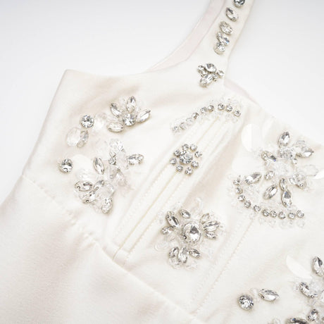 Aurohaya Ardelle Embellished Mini Dress