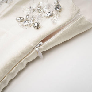 Aurohaya Ardelle Embellished Mini Dress