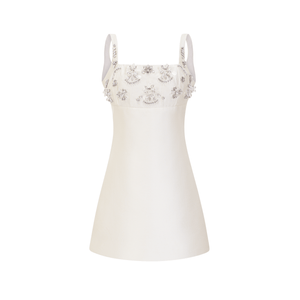 Aurohaya Ardelle Embellished Mini Dress