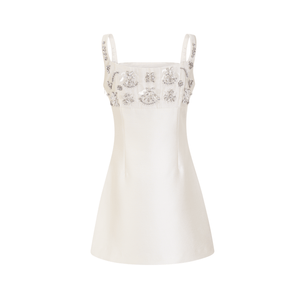 Aurohaya Ardelle Embellished Mini Dress