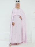 Cape Modest Maxi Dress