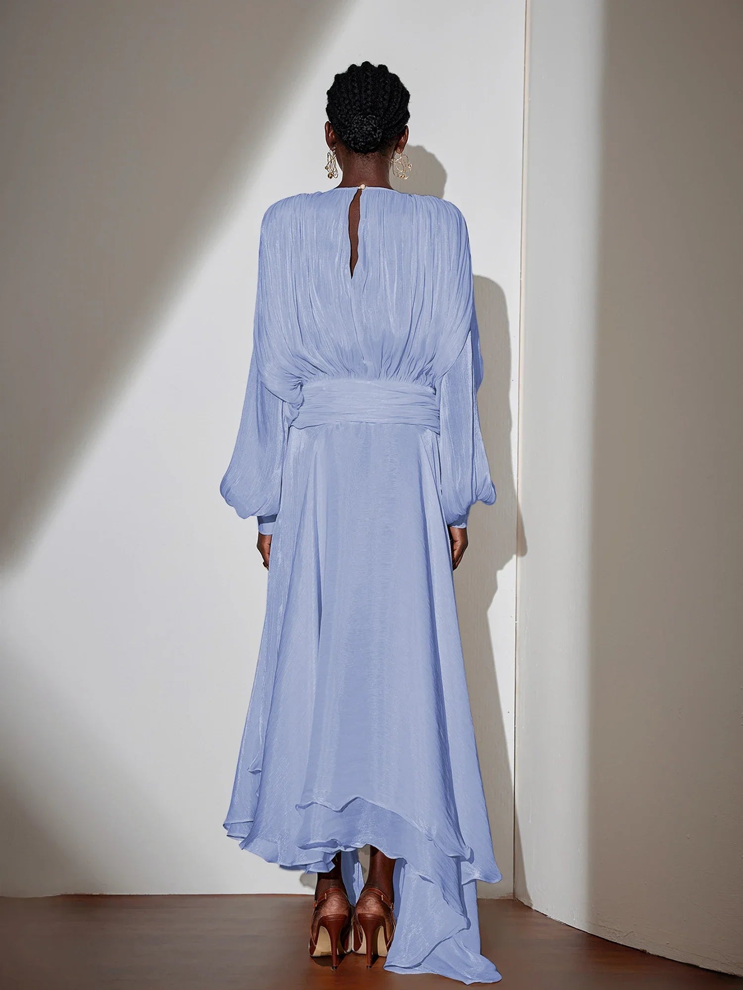 Aurohaya Gloria Long Sleeve Maxi Dress