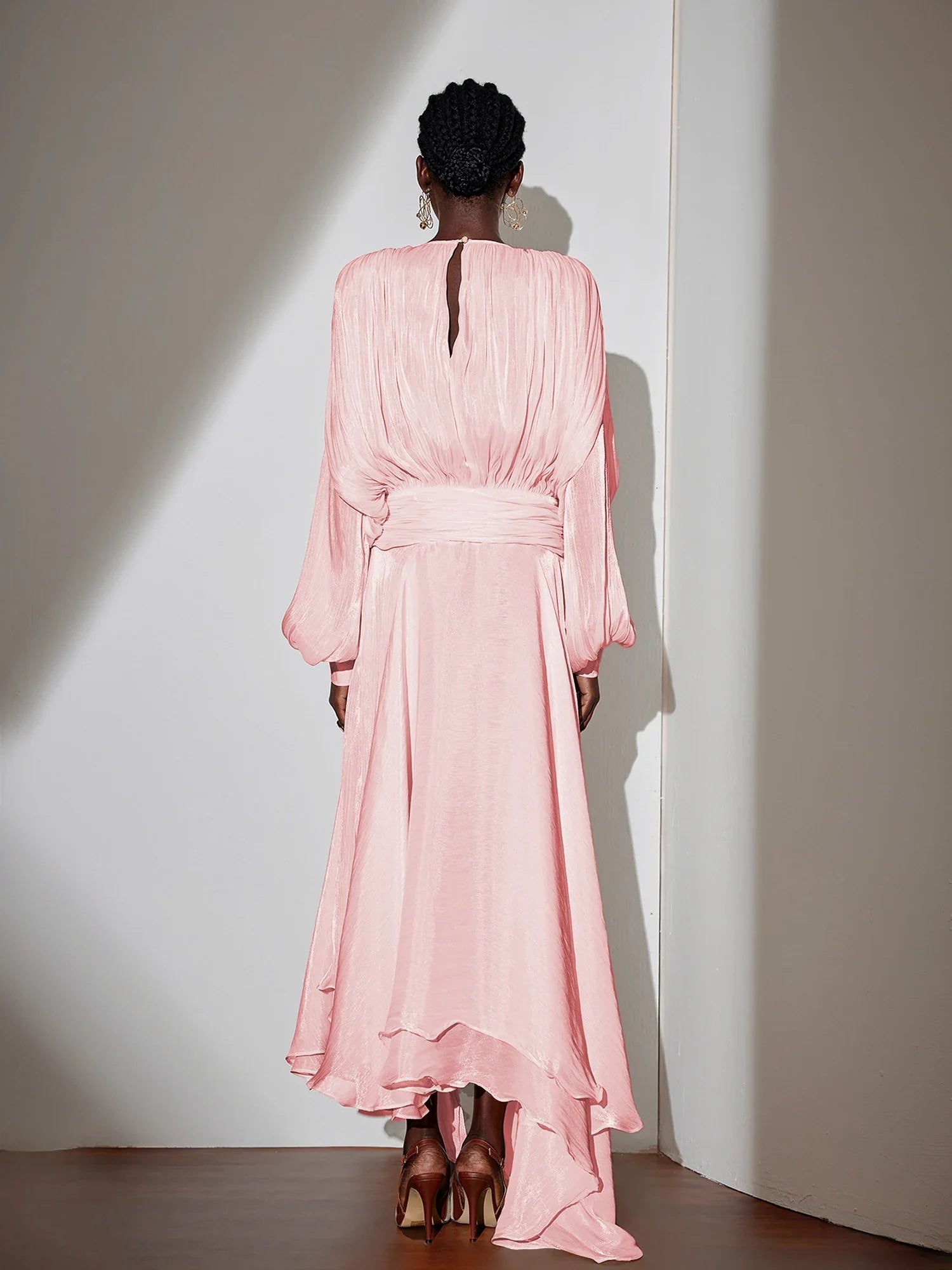 Aurohaya Gloria Long Sleeve Maxi Dress