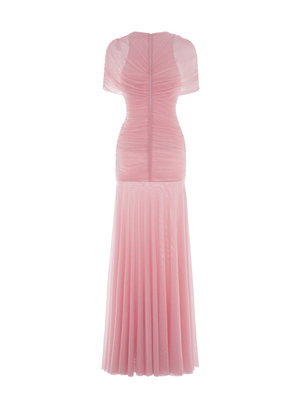 Aurohaya Mado One Shoulder Ruched Maxi Dress