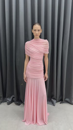 Mado One Shoulder Ruched Maxi Dress