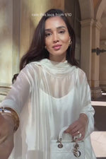 Glace Elegant Sheer Cape Layered Maxi Dress