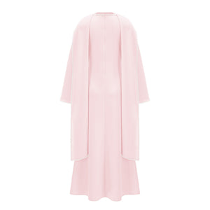 Sommet Pearl Trim Shawl Detail Maxi Dress / Pink