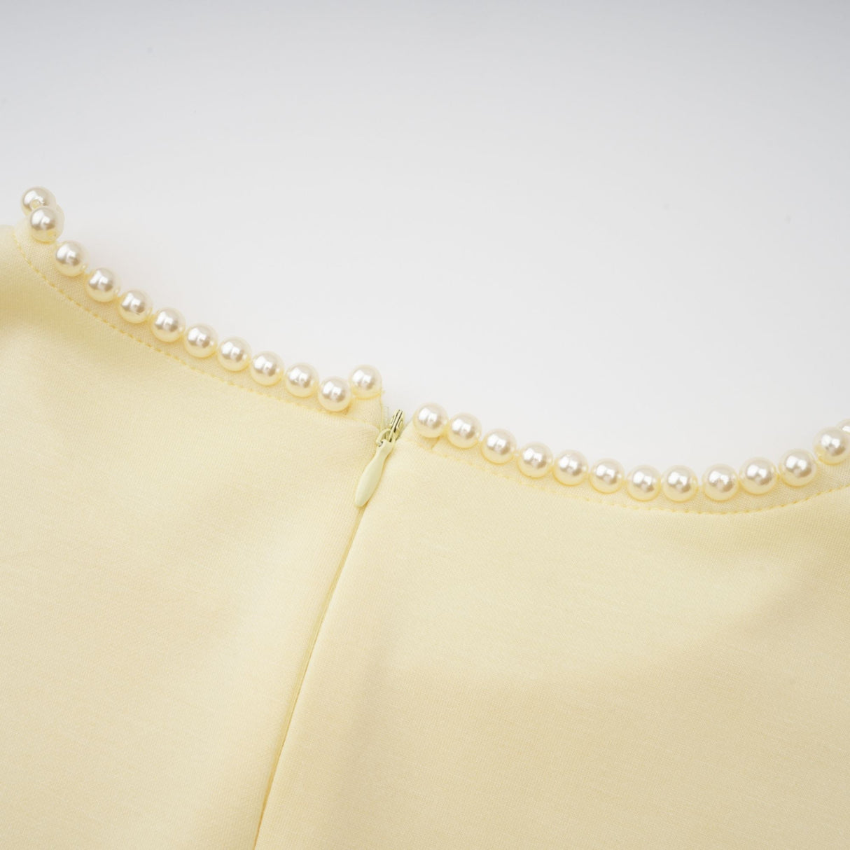 Sommet Pearl Trim Shawl Detail Maxi Dress / Yellow