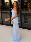 Aurohaya Mélanie One Shoulder Maxi Dres